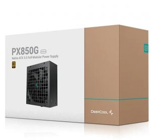 Deepcool Px850-g 80+ Gold Power Supply, 135mm Fan, Japan Electrolytic Capacitors,  Dc To Dc, Atx12v V3.0, 100,000 Mtbf, 90% Efficiency