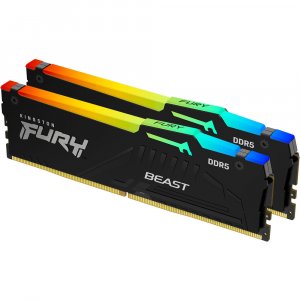 Kingston FURY Beast RGB DDR5 6000MHz 64GB (2x32) Desktop Memory KF560C36BBEAK2-64