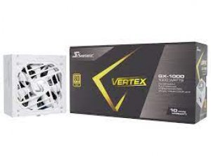 Seasonic Vertex GX-1000 1000W PCIE5 80+ Gold Fully Modular ATX3.0 Power Supply WHITE