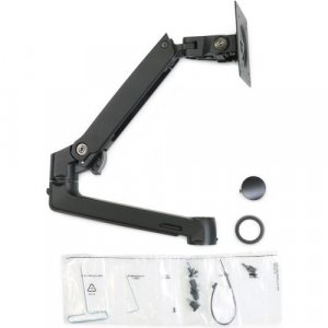 Ergotron 98-130-224 LX Dual Stacking Arm Extension and Collar Kit Matte Black