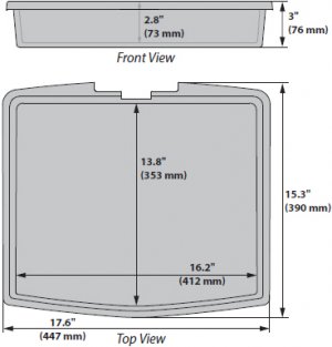 Ergotron 98-134 Styleview Front Tray