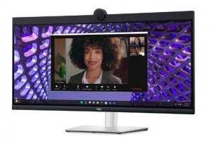 Dell P3424web 34IN Curved Video Conferencing Monitor IPS 3440x1440 WQHD 60HZ 8MS HDMI USB-C 3YR WARRANTY