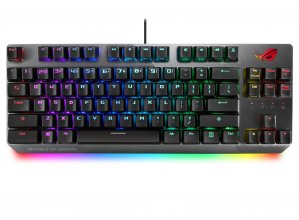 Asus X801 Rog Strix Scope Tkl Deluxe Blue Switch Wired Mechanical Rgb Gaming Keyboard