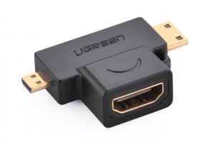 Ugreen Micro HDMI + Mini HDMI Male to HDMI Female Adapter