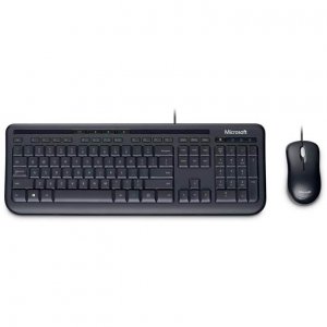 Microsoft Wired Desktop 600 Series USB Keyboard and Mouse Combo - Black APB-00018