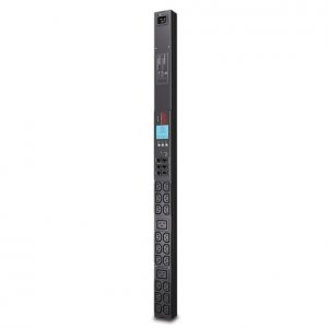APC NetShelter Metered Rack PDU, 0U, 1PH, 3.3kW 208V 16A or 3.7kW 230V 16A, 18 C13 and 2 C19 outlets, C20 inlet