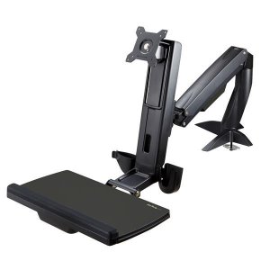 StarTech Sit Stand Monitor Arm - Monitor Arm Desk Mount - VESA Mount ARMSTSCP1