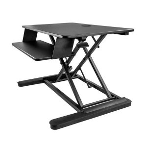 StarTech Sit Stand Desk Converter - 35in W - Adjustable Stand up Desk ARMSTSLG