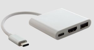 Astrotek Thunderbolt Usb 3.1 Type C (Usb-C) To Hdmi + Usb + Card Reader Video Adapter Converter