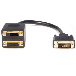 Astrotek Dvi-D Splitter Cable 24+1 Pins Male To 2X Female Gold Plated (AT-DVID-TO-DVIDX2)