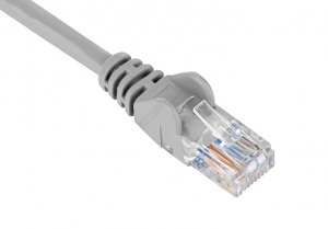 Astrotek Cat6 Cable 1m - Grey White Color Premium Rj45 Ethernet Network Lan Utp Patch Cord 26awg-cca Pvc Jacket