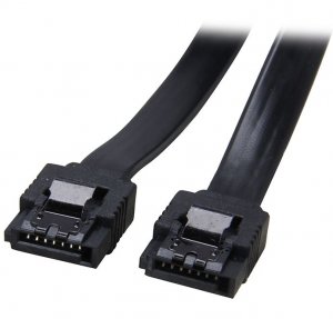 Astrotek Sata 3.0 Data Cable 30Cm 7 Pins Straight To 7 Pins Straight With Latch Black Nylon Jacke