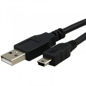 Astrotek Usb 2.0 Cable 30Cm - Type A Male To Mini B 5 Pins Male Black Colour Rohs (AT-USB-A-MINI-