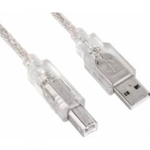 Astrotek Usb 2.0 Cable 2M - Type A Male To Type B Male Transparent Colour (AT-USB-AB-2M)