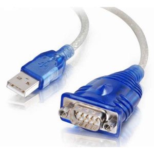 Astrotek USB to Serial RS232 DB9 Com Port Converter Cable 45cm Transparent