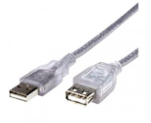 Astrotek Usb 2.0 Extension Cable 3M - Type A Male To Type A Female Transparent Colour Rohs (AT-US