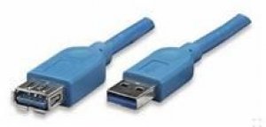 Astrotek Usb 3.0 Extension Cable 2M - Type A Male To Type A Female Blue Colour (AT-USB3-AA-2M)