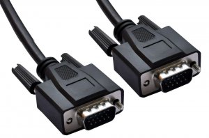 Astrotek Vga Cable 10M - 15 Pins Male To 15 Pins Male For Monitor Pc Molded Type Black