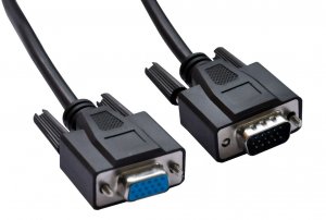 Astrotek Vga Extension Cable 4.5M - 15 Pins Male To 15 Pins Female For Monitor Pc Molded Type Black