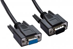 Astrotek Vga Extension Cable 3M - 15 Pins Male To 15 Pins Female For Monitor Pc Molded Type Black