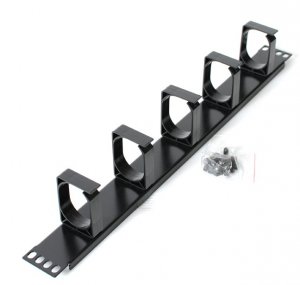 Astrotek 1u Rack Mount Cable Management Plastic Panel