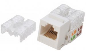 Astrotek Cat6 Utp Keystone Jack For Socket Kit 10Ps Per Pack Poly Bag White (ATP-KJ-6)