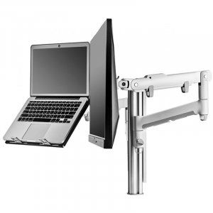 Atdec AWMS-2-ND13 Dual Dynamic Monitor/Notebook Mount Kit with F-Clamp