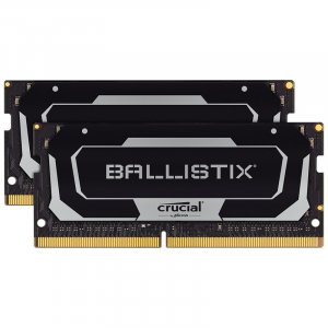 Crucial Ballistix 32GB (2x 16GB) DDR4 3200MHz SODIMM Memory - Black BL2K16G32C16S4B