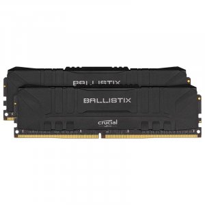 Crucial Ballistix 16GB (2x 8GB) DDR4 3600MHz Memory - Black BL2K8G36C16U4B