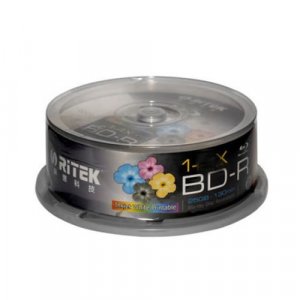 Ritek 2x BD-R Blu-Ray Disk 25GB 25pcs Spindle 130min