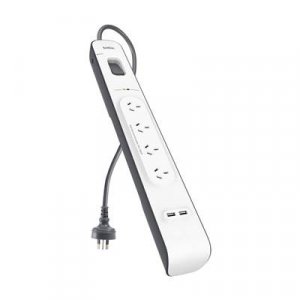 Belkin Bsv401au2m 4 Outlet With 2m Cord With 2 Usb Ports