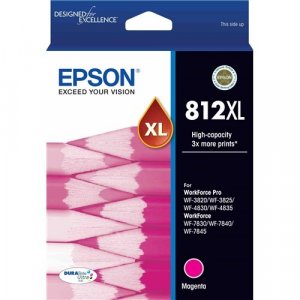 Epson 812XL - High Capacity DURABrite Ultra - Magenta C13T05E392