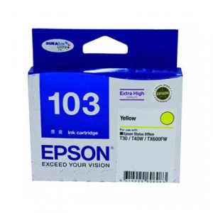 Epson 103 High Yield Yellow Ink Cartridge