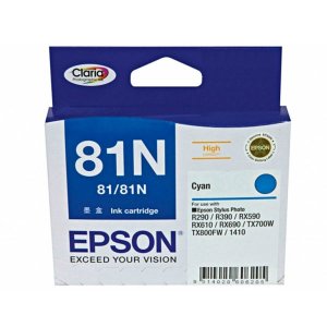 Epson 81N HY Cyan Ink Cart 805 pages Cyan