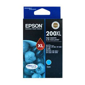 Epson 200xl High Capacity Cyan Durabrite Ultra,xp200, Xp400,