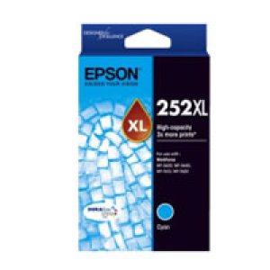 Epson 252xl Cyan Ink Cartridge Suits Wf3620/3640/7610/7620