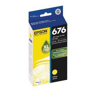 Epson 676XL Yellow Ink Cart 1,200 pages Yellow