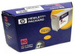 HP 80 Magenta Ink Cartridge 350ml (C4847A)