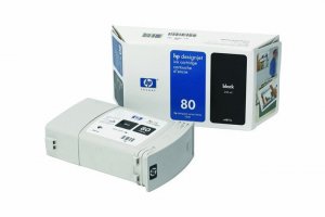 HP 80 Black Ink Cartridge 350ml (C4871A)