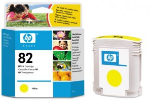 HP 82 Yellow Ink Cartridge (C4913A)