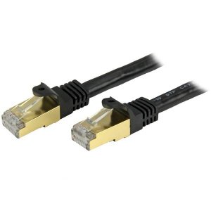 StarTech 3m Black Cat6a / Cat 6a Shielded Patch Cable 3m