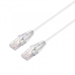 Blupeak 30cm Ultra-Thin CAT 6A UTP LAN Cable - White C6AT003WH