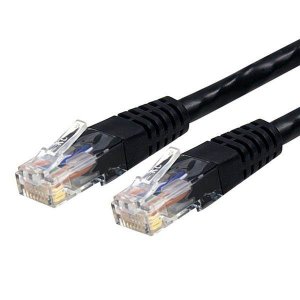 Startech C6patch10bk 10 Ft Black Molded Cat6 Utp Patch Cable