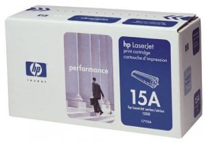 HP 15A Black LaserJet Toner Cartridge (C7115A)