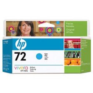 HP 72 130-ml Cyan Ink Cartridge for Designjet (C9371A)