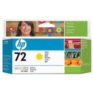 HP 72 130-ml Yellow Ink Cartridge for Designjet C9373A