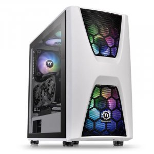 Thermaltake Commander C34 Tempered Glass ARGB Mid-Tower ATX Case - Snow Edition CA-1N5-00M6WN-00
