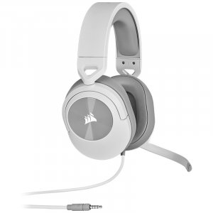 Corsair HS55 Stereo Wired Gaming Headset - White