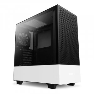 NZXT H510 Flow Tempered Glass Mid-Tower ATX Case - White