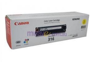 Canon CART316Y Yellow Cartridge 1.5K pages for LBP5050N